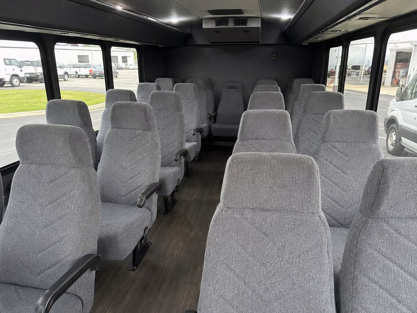 18 passenger minibus inside