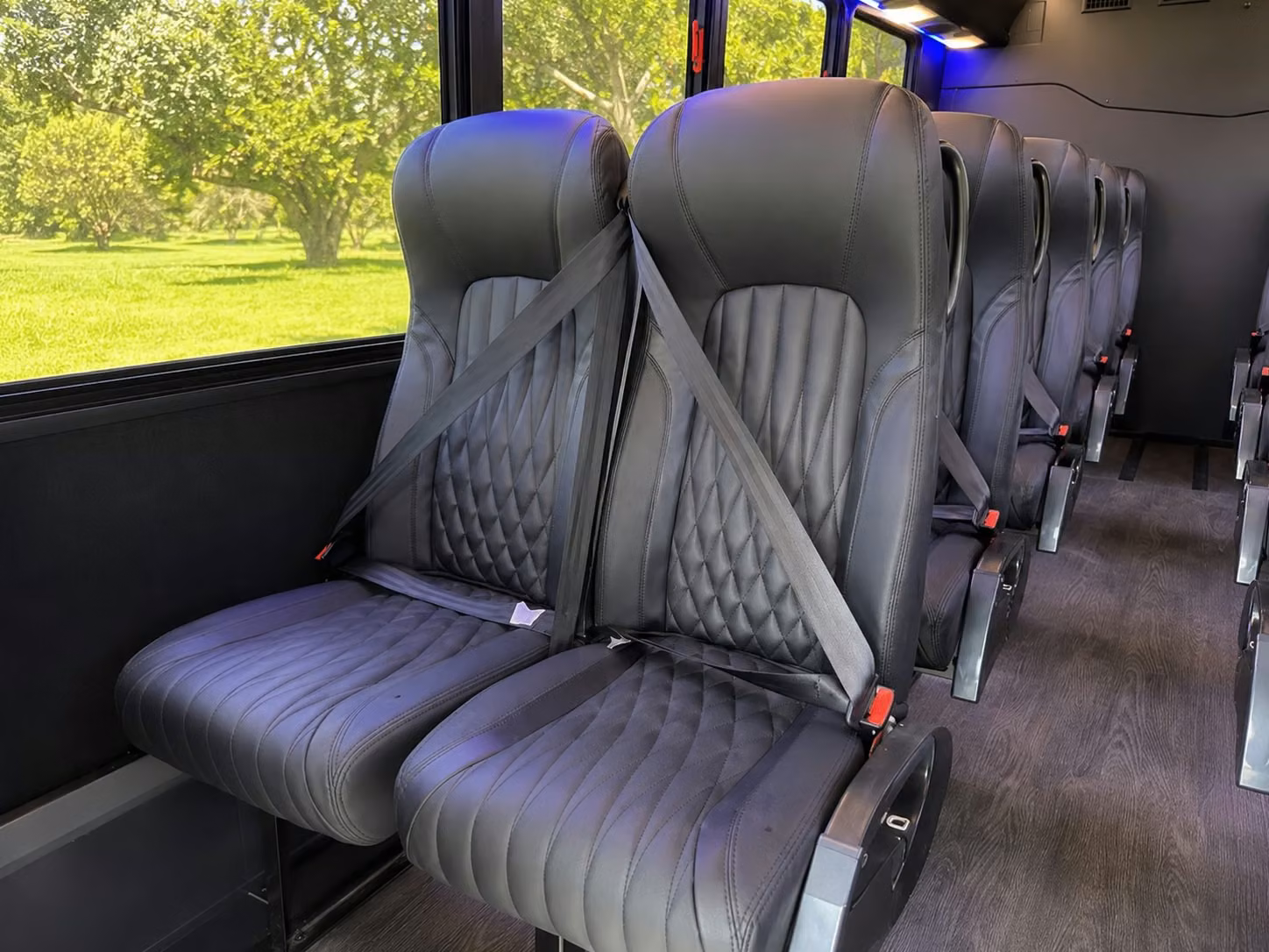 18 passenger minibus interior