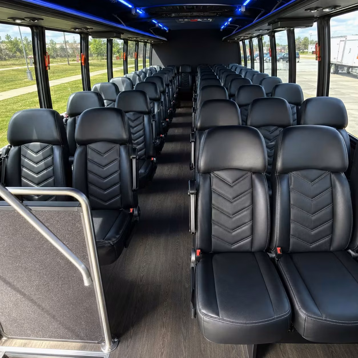 25 passenger minibus inside
