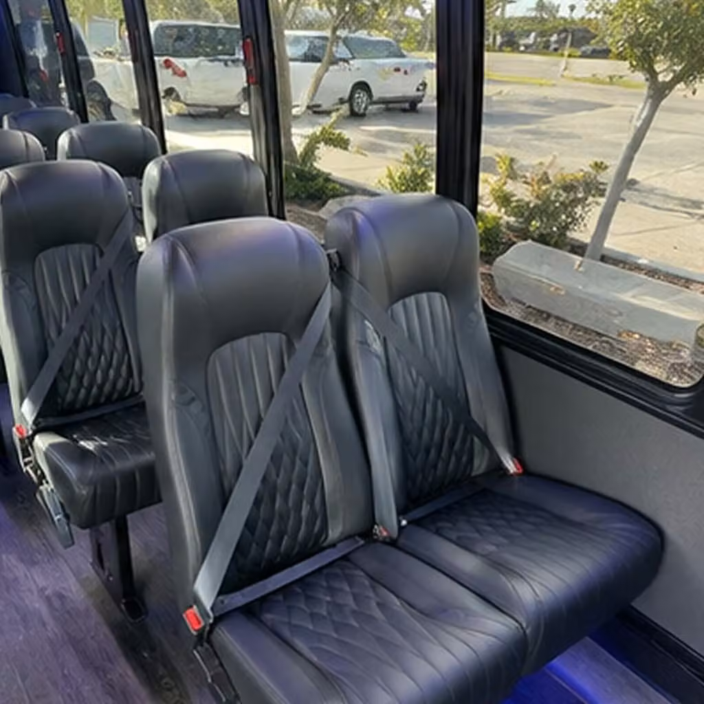 25 passenger minibus interior
