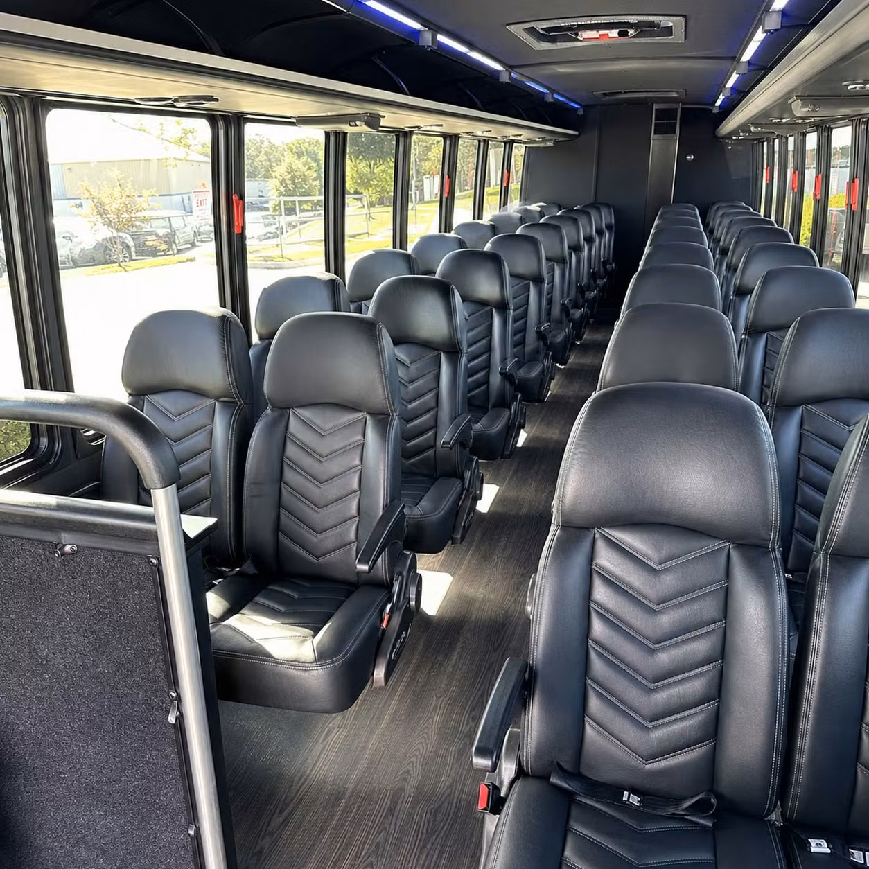 28 passenger minibus inside