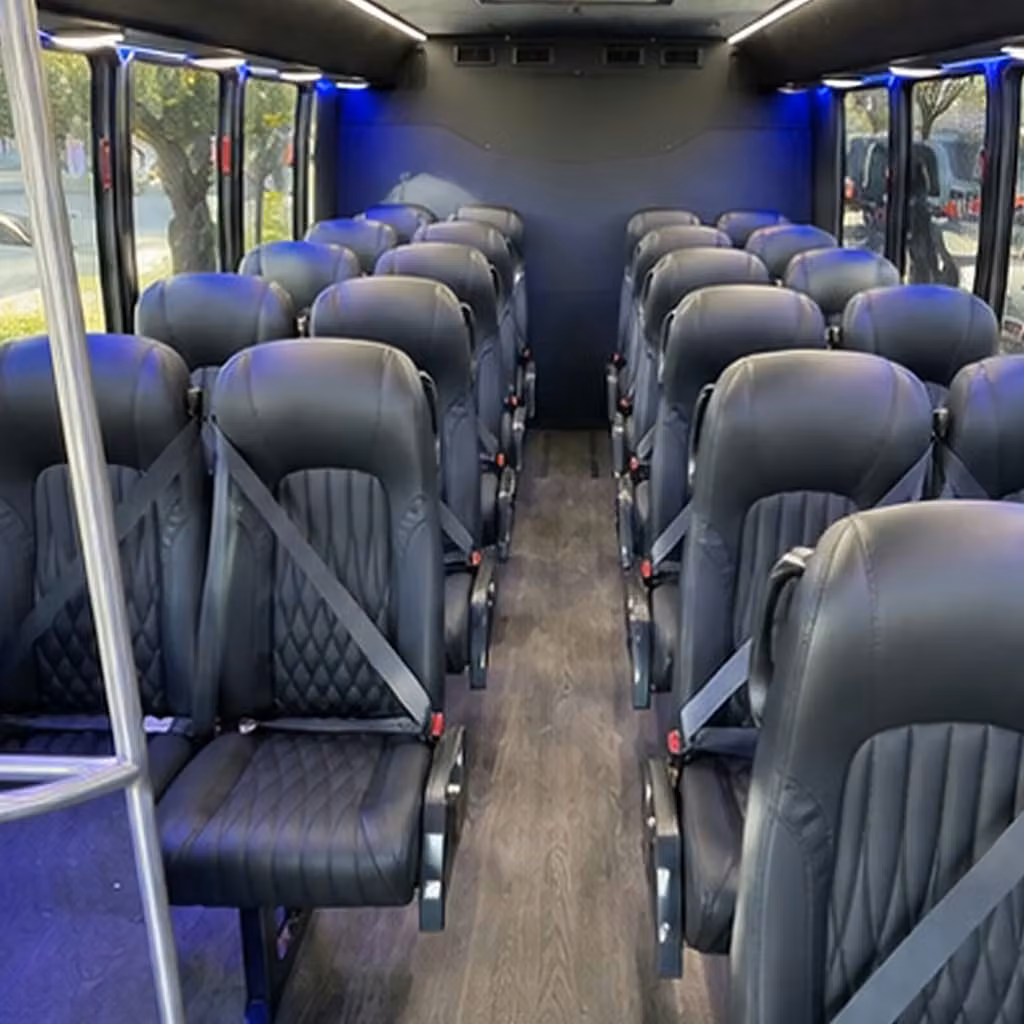 35 passenger minibus interior