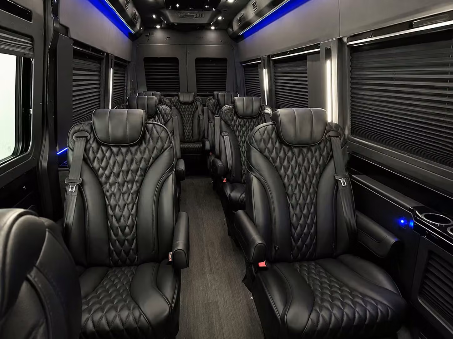 sprinter van with driver interior